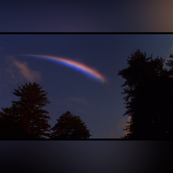 80s Vintage 1982 E.T. The Extra Terrestrial Rainbow Logo Purple Raglan Tee EUC - Picture 5 of 9